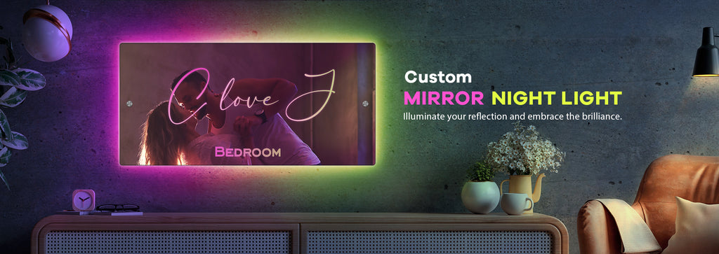 custom mirror light
