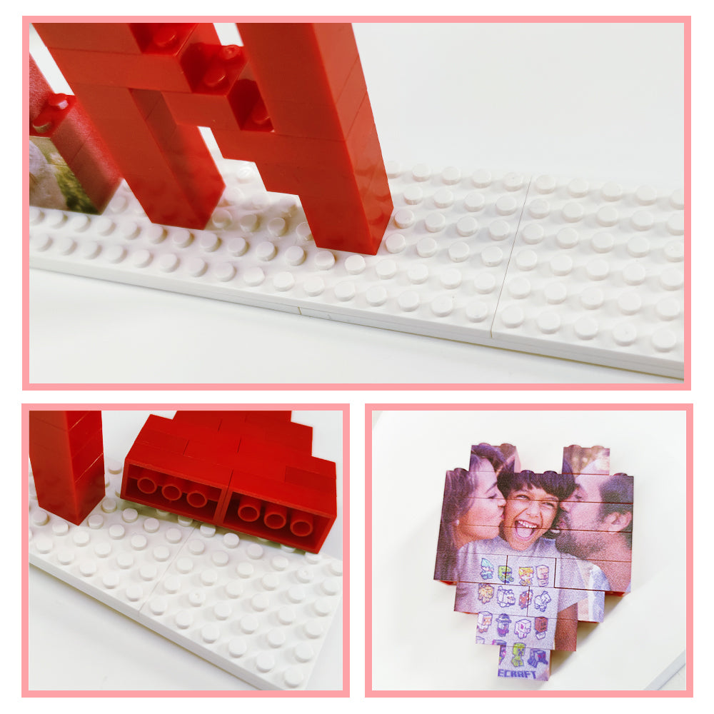 Personalized Nana Photo Building Brick Puzzles Photo Block Mother's Day Gifts