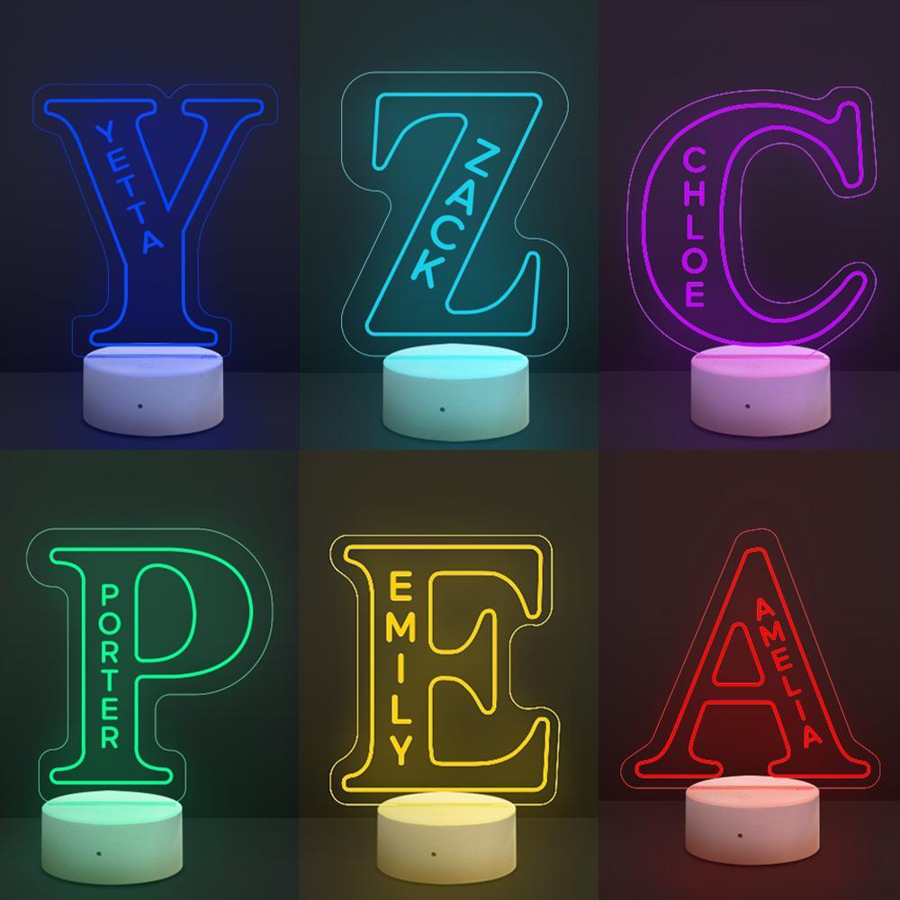 Personalised LED Light up Letters Marquee Letters Night Light Home Decor Wedding Decor Gift Idea