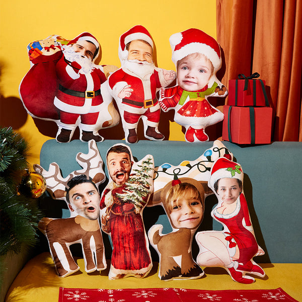 Personalised Photo Doll Customize A Variety of Pictures Pillow, Put Your Photo and Family Photo On The Pillow - photomoonlampau