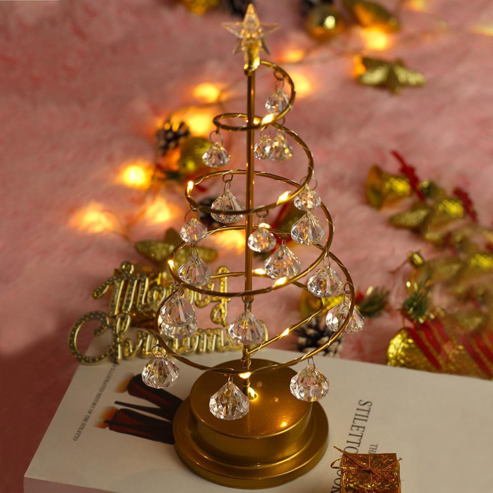 Christmas Tree Diamond lamp Modeling lamp Bedroom Table Lamp Decoration