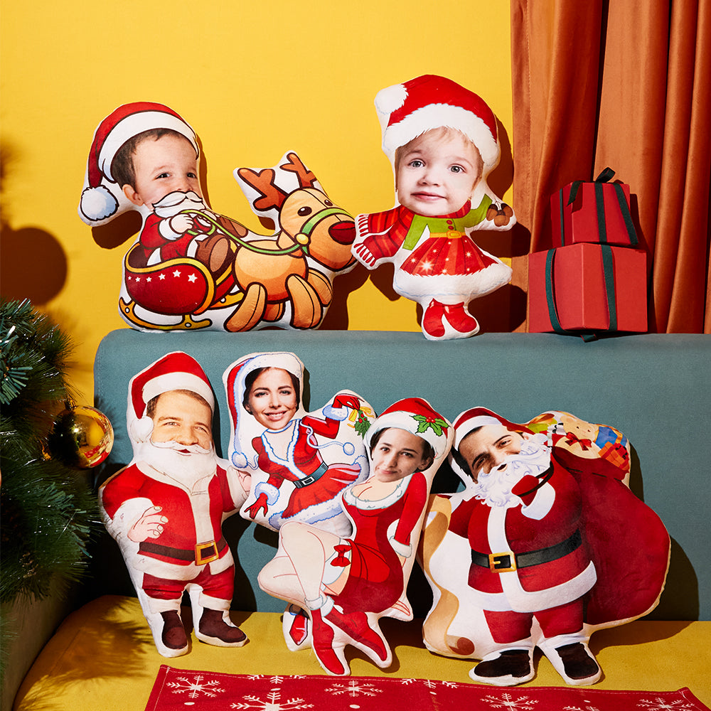 Personalised Photo Doll Customize A Variety of Pictures Pillow, Put Your Photo and Baby Photo On The Pillow