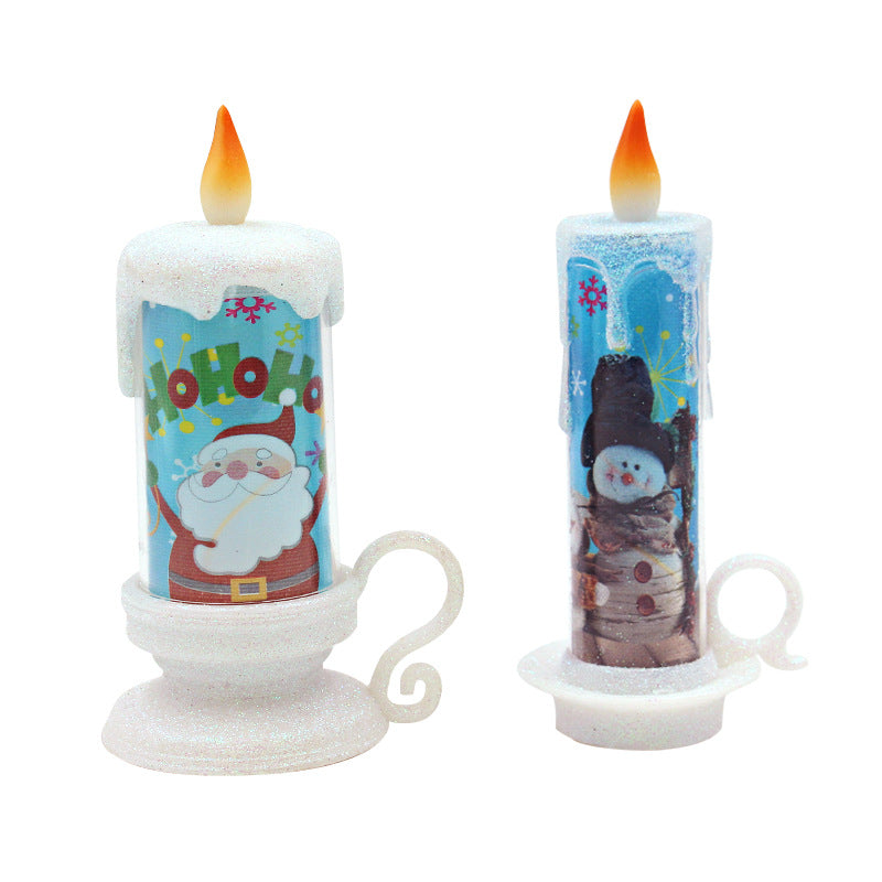 Christmas LED Flameless Candle Light For Christmas Thanksgiving New Year Decoration