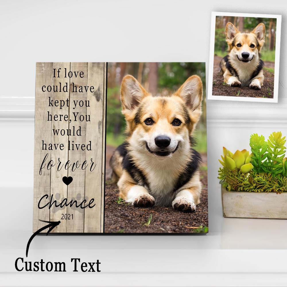 Custom Pet Memorial Frame Printed 6