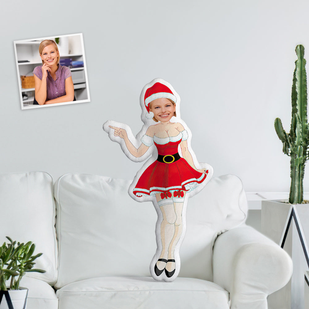 My Face Pillow Custom Pillow Face Body Pillow For Her Personalised Santa Photo Pillow