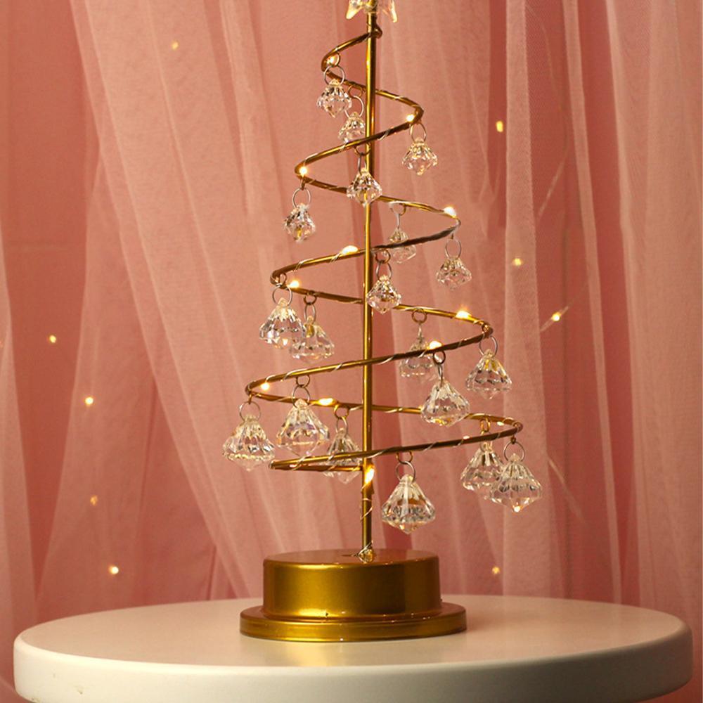 Christmas Tree Diamond lamp Modeling lamp Bedroom Table Lamp Decoration