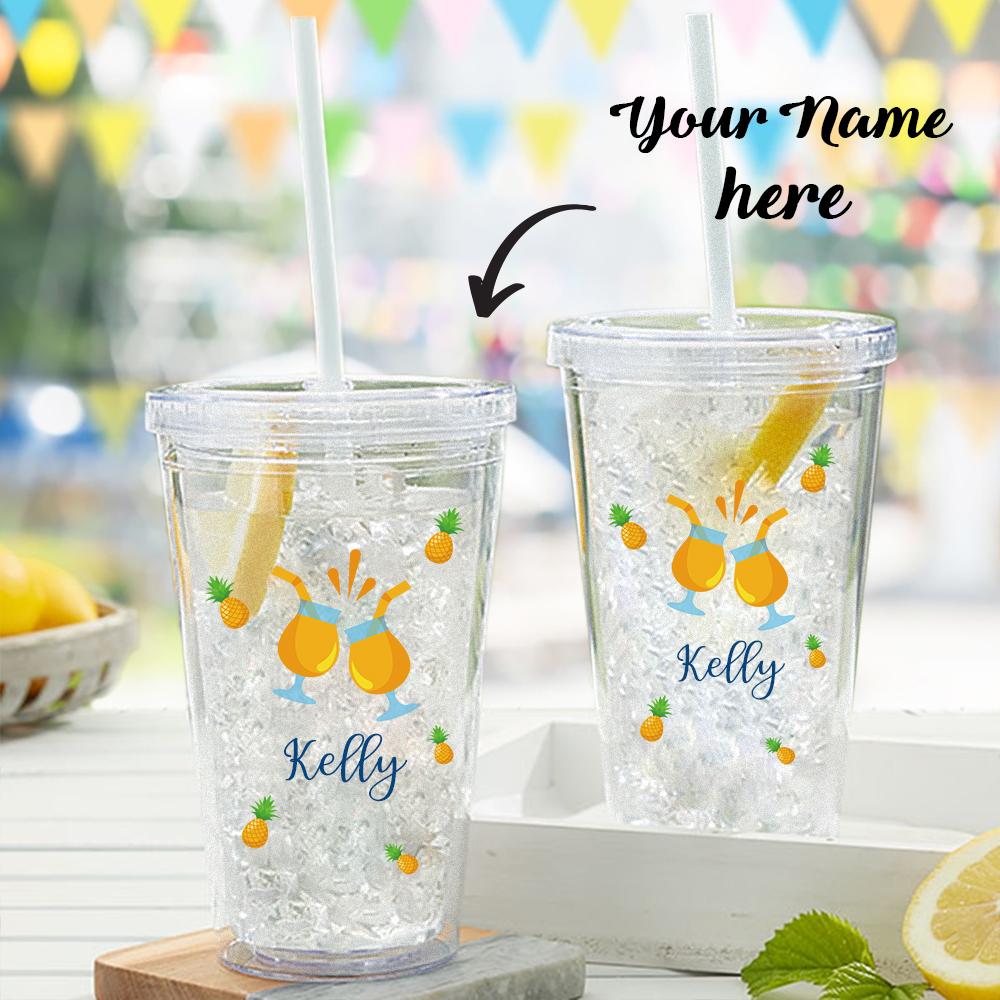Custom Summer Straw Cup With Your Name