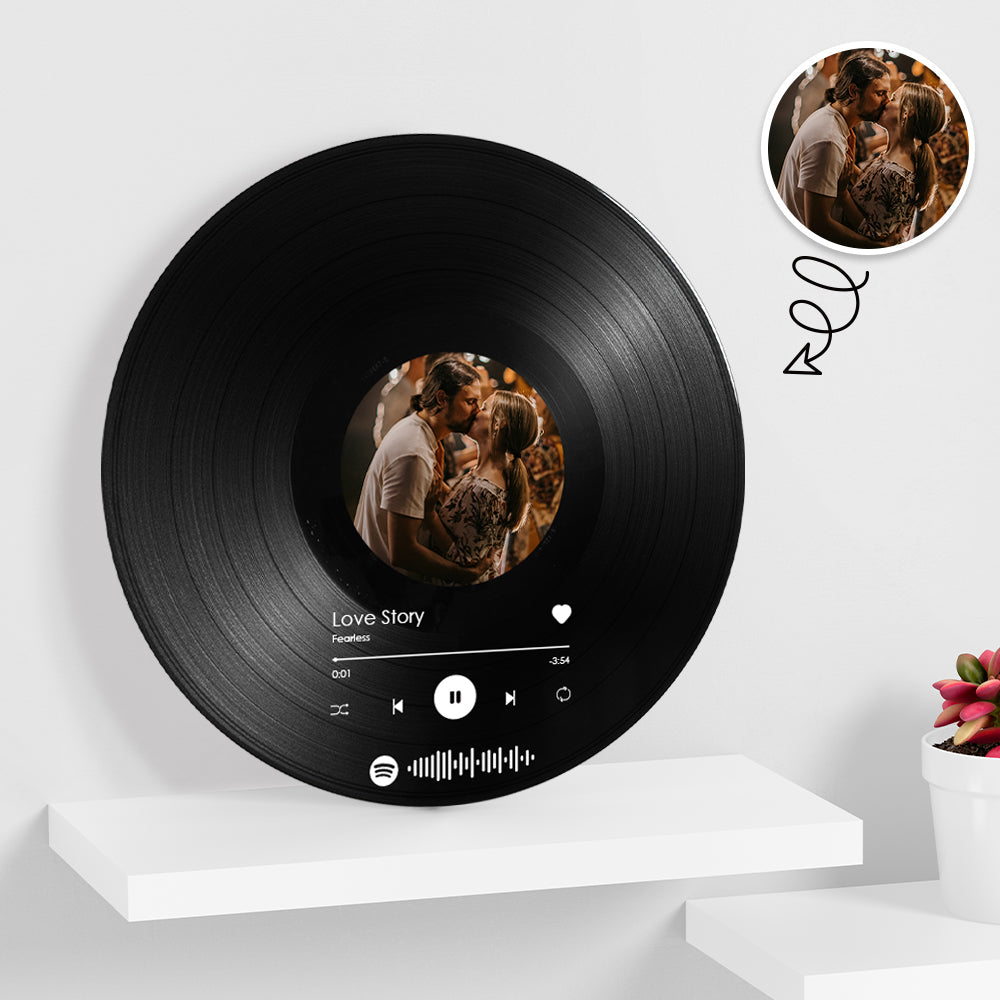 Custom Scannable Spotify Vinyl Record Personalised Music Decoration Bedroom or Living Room