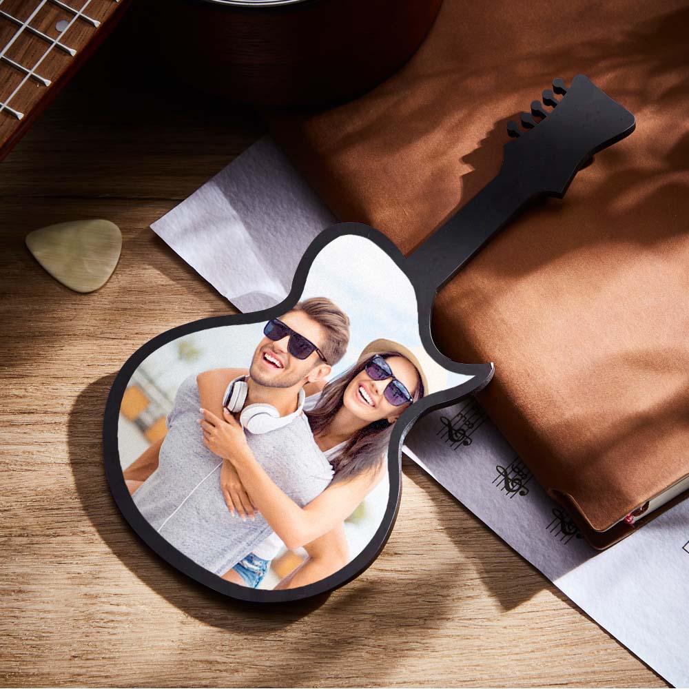 Custom Photo Guitar Frame Personalised Picture Frame Music Lover Gifts