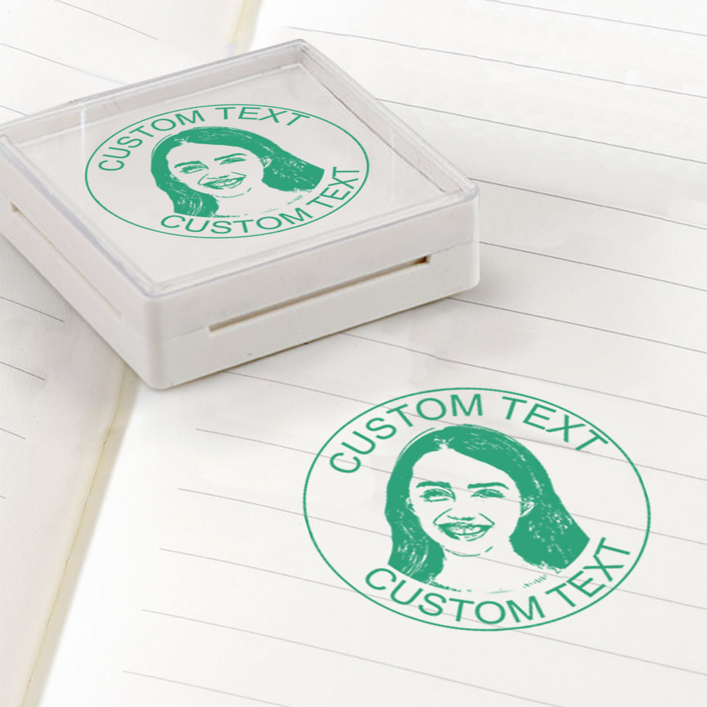 Personalized Face Stamp Custom Portrait Stamps Gifts for Him and Her