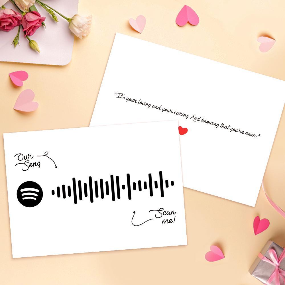 Custom Spotify Code Music Cards With Your Songs