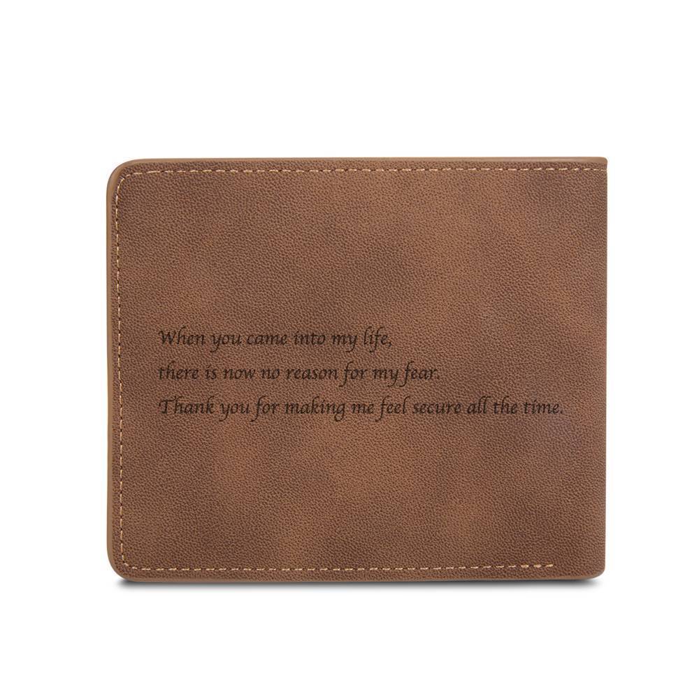 Father’s Day Idea Custom Color Photo Wallet for Dad