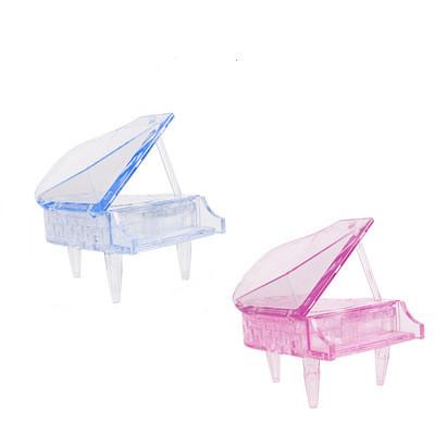 DIY Piano 3D Puzzle Clear Jigsaw Puzzle Transparent Jigsaw Puzzles Gifts for Adults for Kids 30Pcs