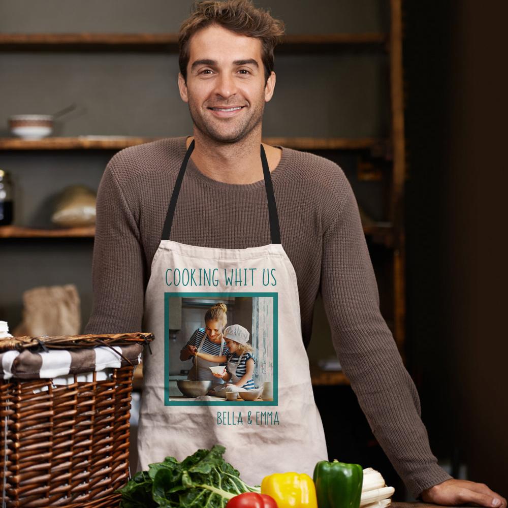 Custom Photo Apron With Your Text