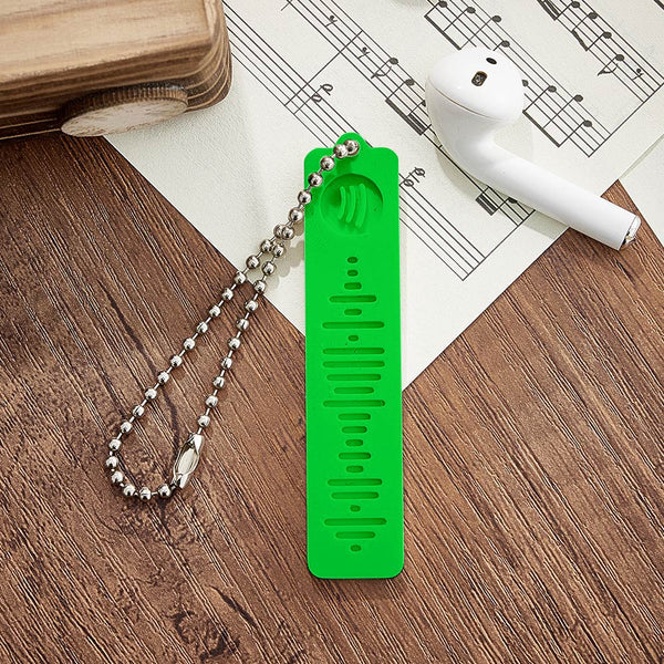 Custom 3D Printed Spotify Music Keychain Scannable Code Best Gifts for Him or Her - photomoonlampau