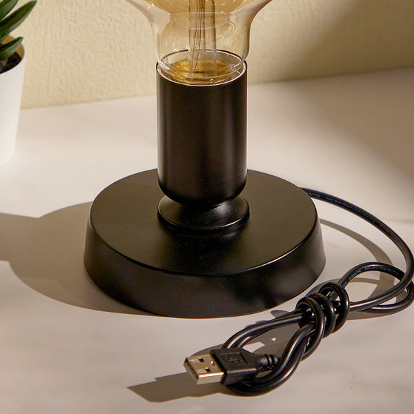 Black Hot Selling USB Lamp Holder - photomoonlampau