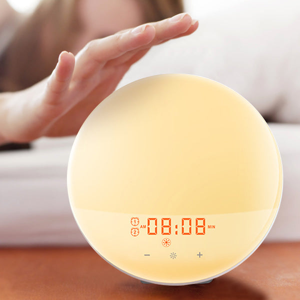 Wake Up Light Sunrise Alarm Clock Loud Alarm Clock for Heavy Sleepers Adults