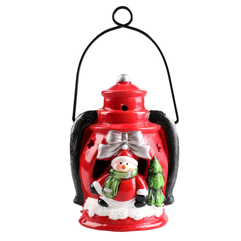 Christmas Flameless Candles Lovely Santa Claus Snowman Candle Light Christmas Decoration