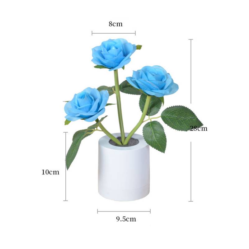 Flowers Table Lamp Rose Night Light Home Decor Gifts for Mother's Day