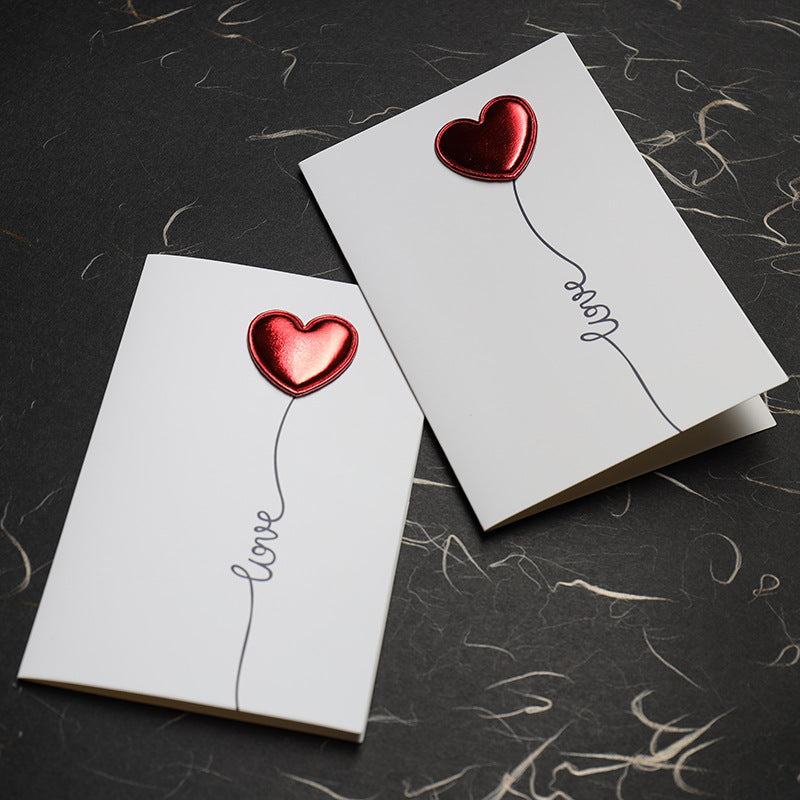 Love Greeting Card Three-dimensional Heartbeat Creative Card
