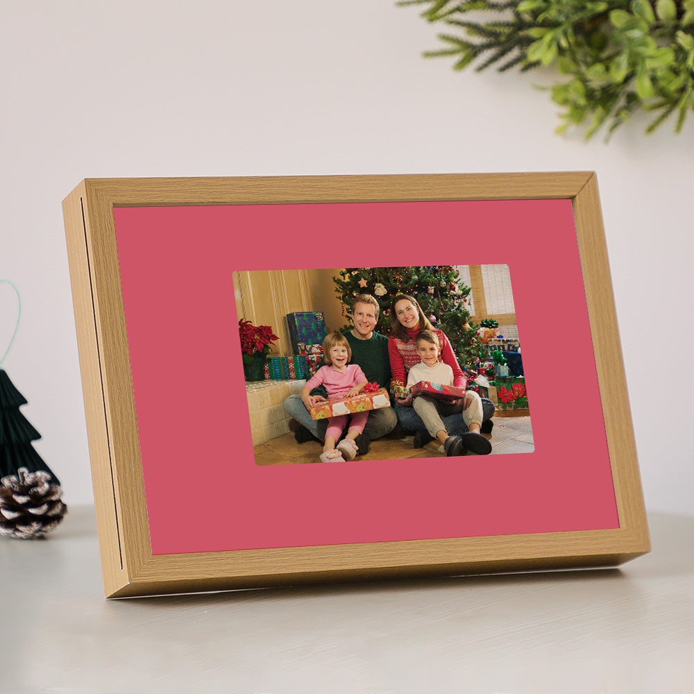Personalised Merry Christmas Family Picture Lamp Custom Photo Light Christmas Gift