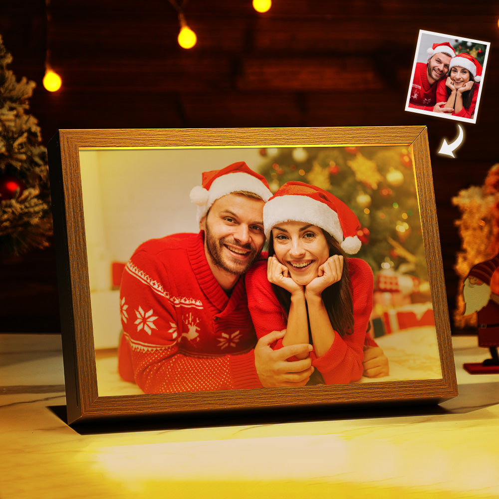 Personalized Photo LED Light Art Frame Custom Home Decorative Gift for Couples Christmas Gift