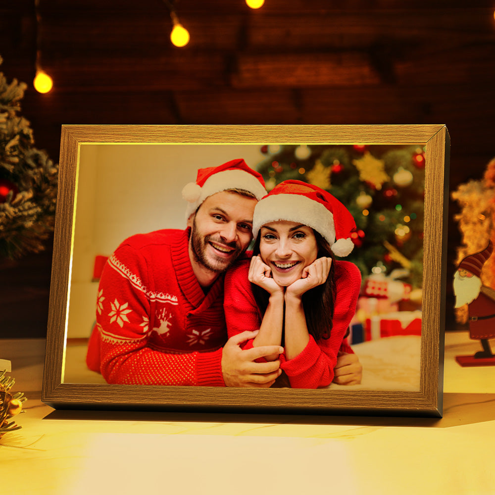 Personalized Photo LED Light Art Frame Custom Home Decorative Gift for Couples Christmas Gift