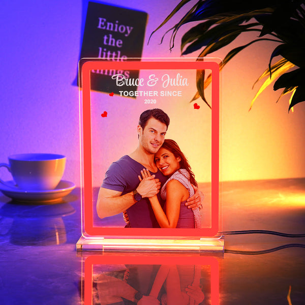 Custom Photo Neon Light With Multiple Color Options Best Gift For Valentine - photomoonlampau