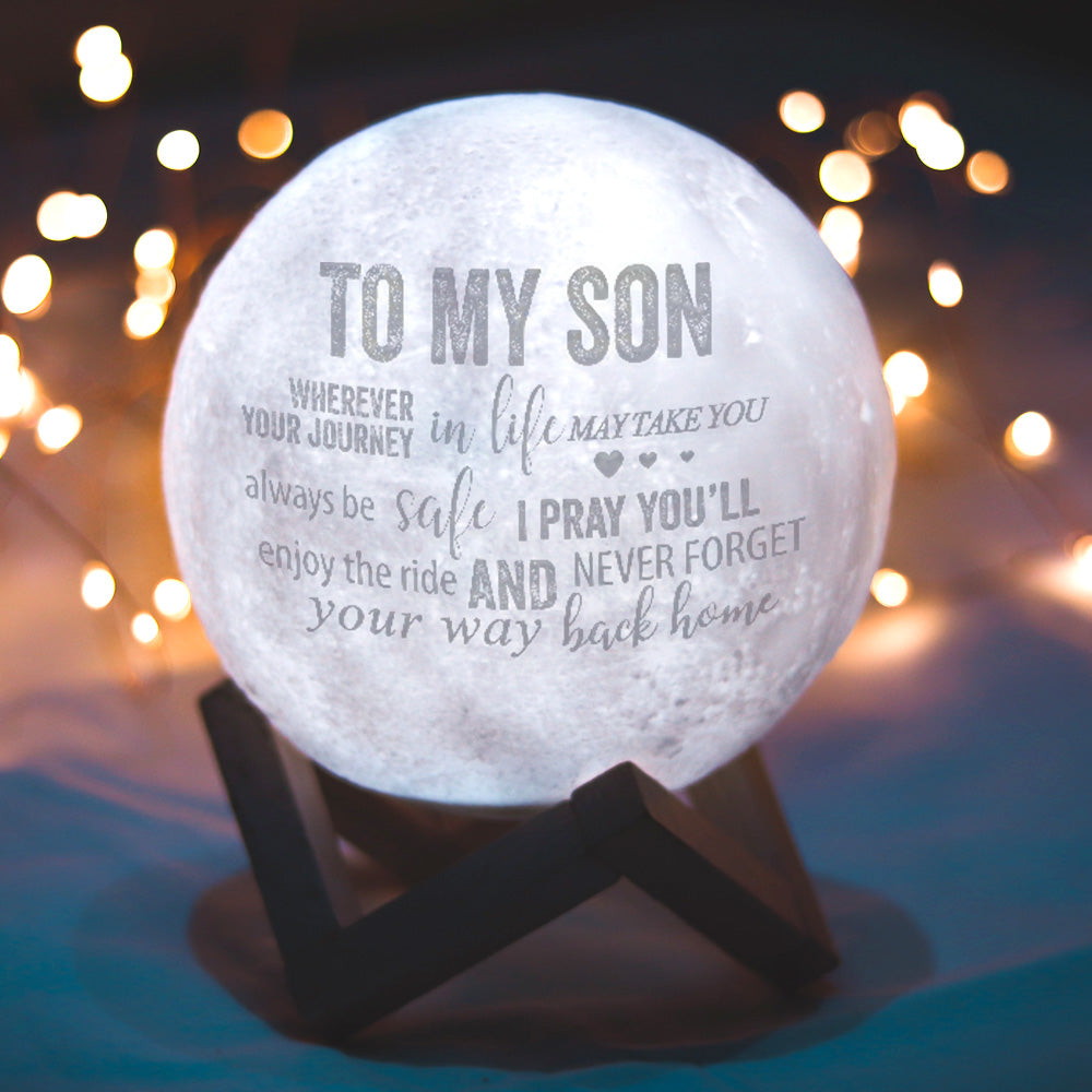 Personalised Moon Lamp with Touch Control Gifts for Son Birthday Gifts For Son