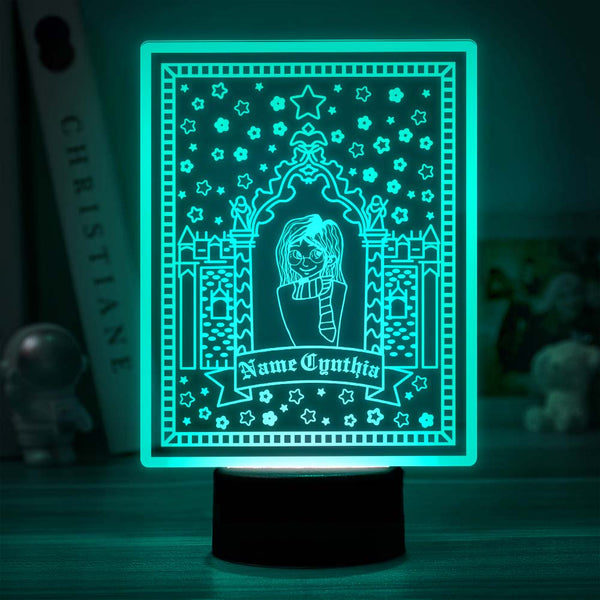 Custom Chocolate Frog Night Light Personalised Night Light Wizard Gift Wizard Led Night Lumos