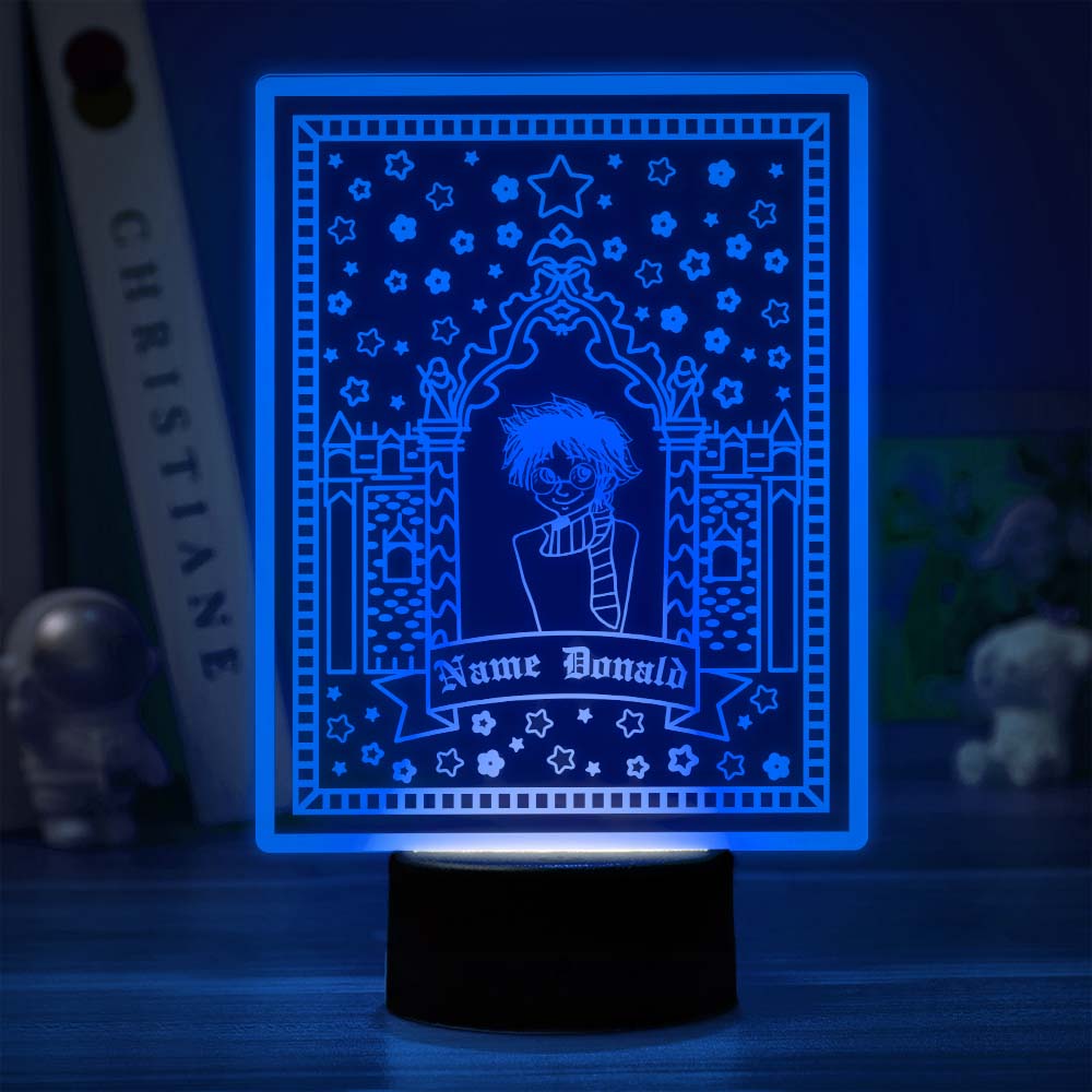 Personalised Wizard Night Light Custom Chocolate Frog Night Light Harry Potter Lamp Table Lamp