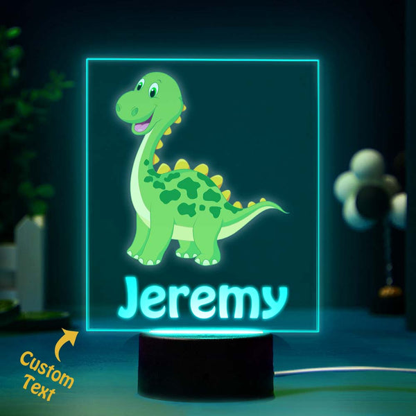 Custom Dinosaur Gifts For Boys 8-12 Personalised with Custom Name T-Rex Pterodactyl Triceratops
