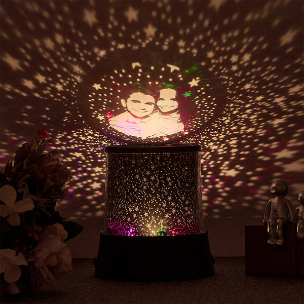 Personalised Photo Night Light Projector Valentine's Day Gift for Lover - photomoonlampau
