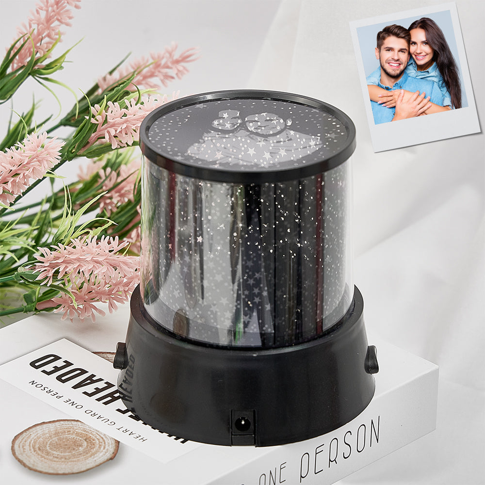 Personalised Photo Night Light Projector Valentine's Day Gift for Lover