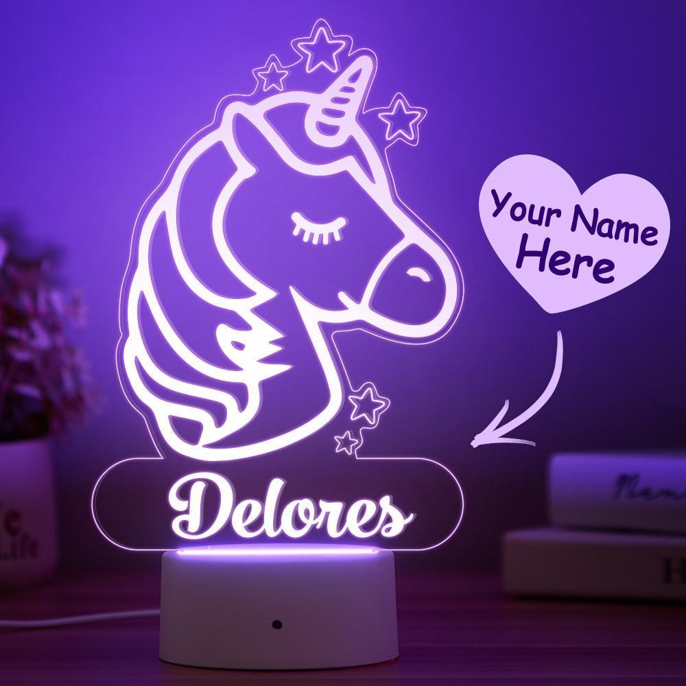 Baby Gift Ideas Personalised Unicorn Night Light And Baby Comforter Toy Blankie Gift Set Gifts for Newborn