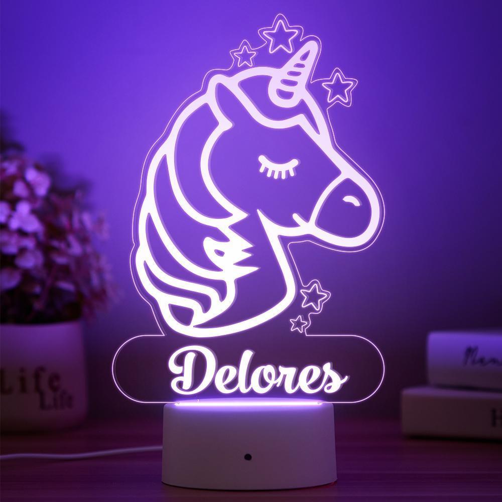 Baby Gift Ideas Personalised Unicorn Night Light And Baby Comforter Toy Blankie Gift Set Gifts for Newborn