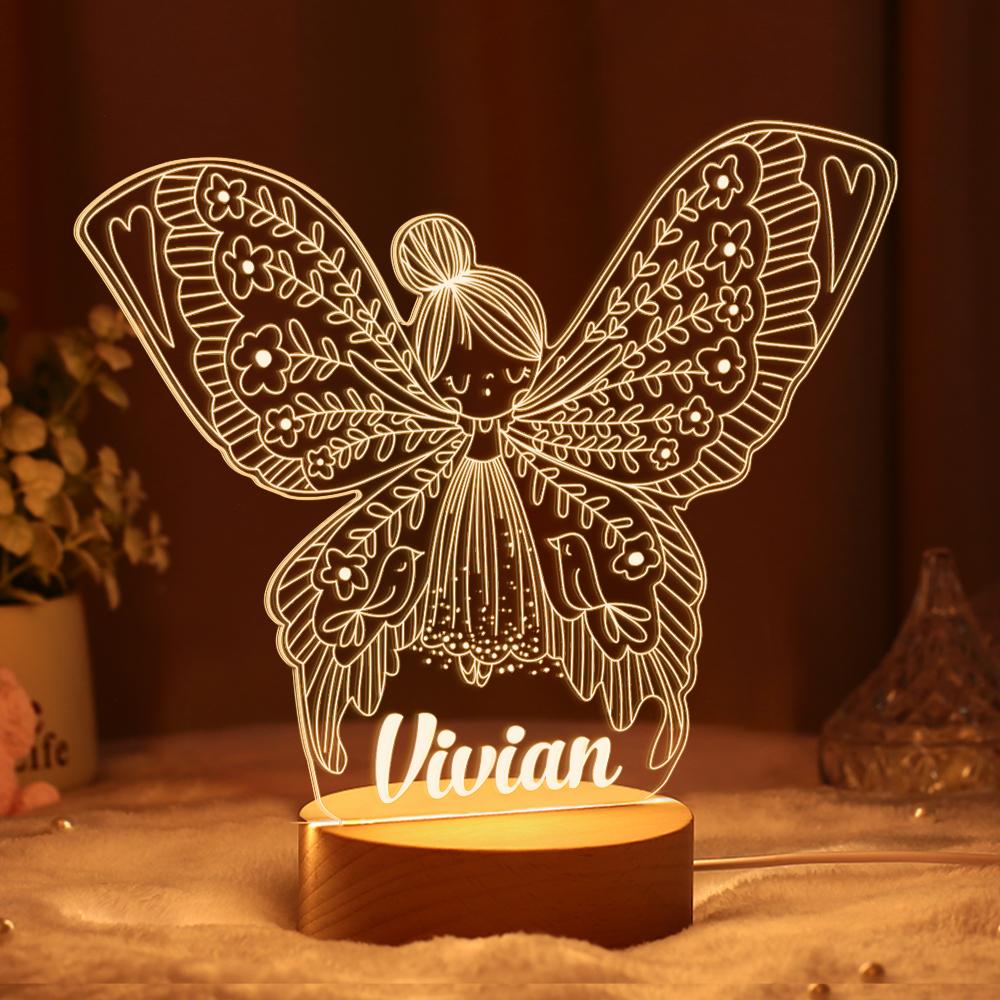 Personalised My Night Light Nursery Lamp For Baby Girl Nursery Decor First birthday Gift From Mom And Dad Night Lights Kids Table Lamp